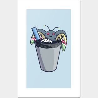 Bubble Tea Mothman Posters and Art